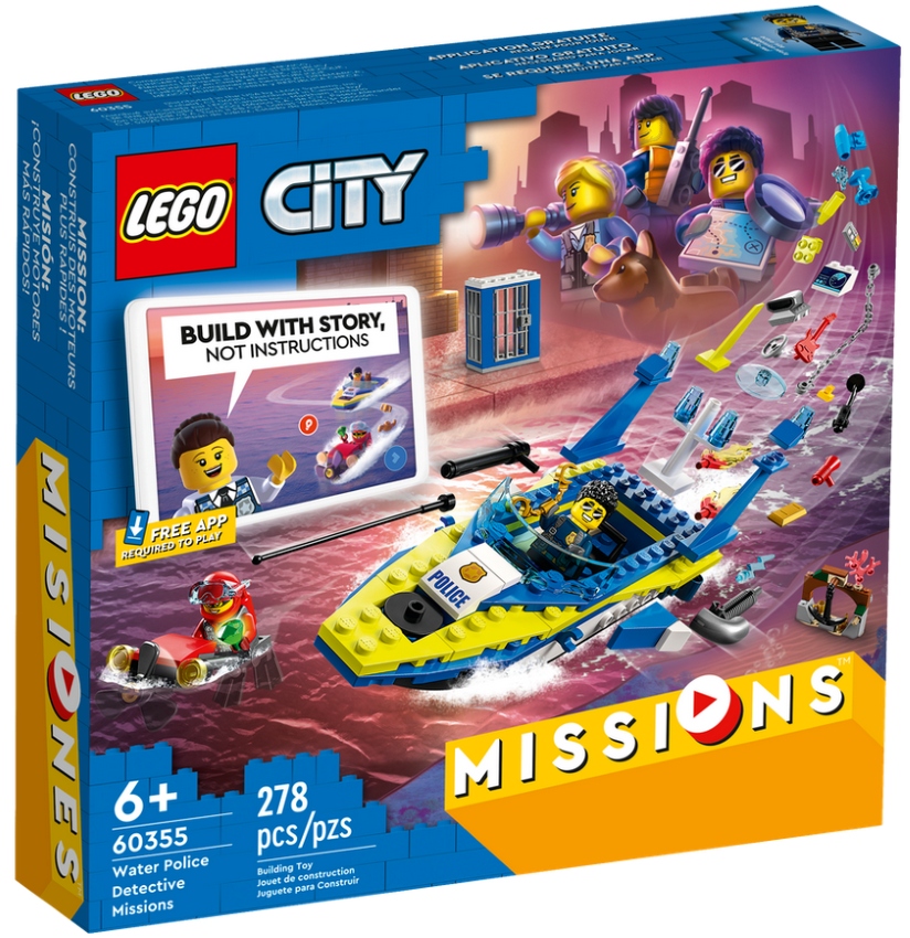 Lego City 60355 – Vyšetřování vodní policie – stavebnice