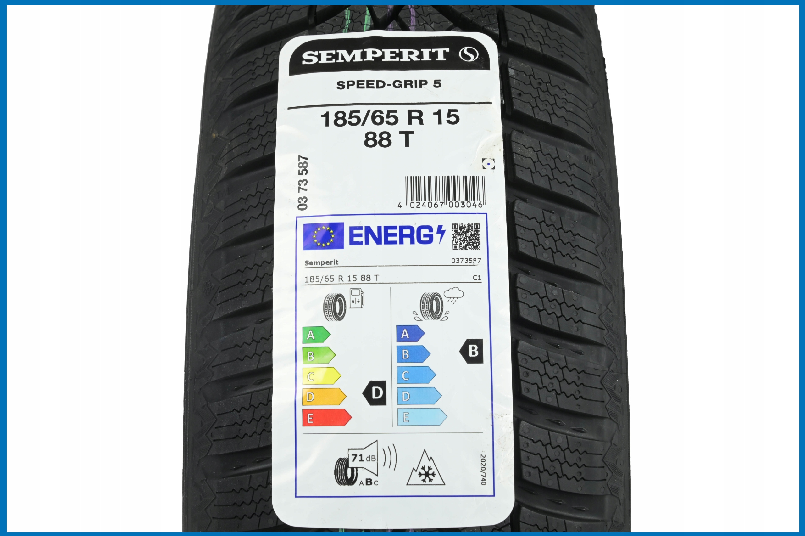 2 x 185/65R15 88T Speed-Grip 5 SEMPERIT ZIMA EAN (GTIN) 4024067003046