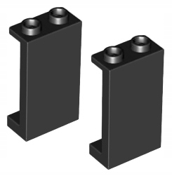 

Lego Czarny/Black Panel 1x2x3 (87544/4614788) 2szt