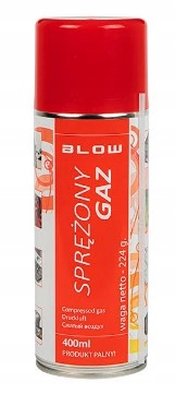 Spray Spręż.powiet.400ml. czerwone BLOW