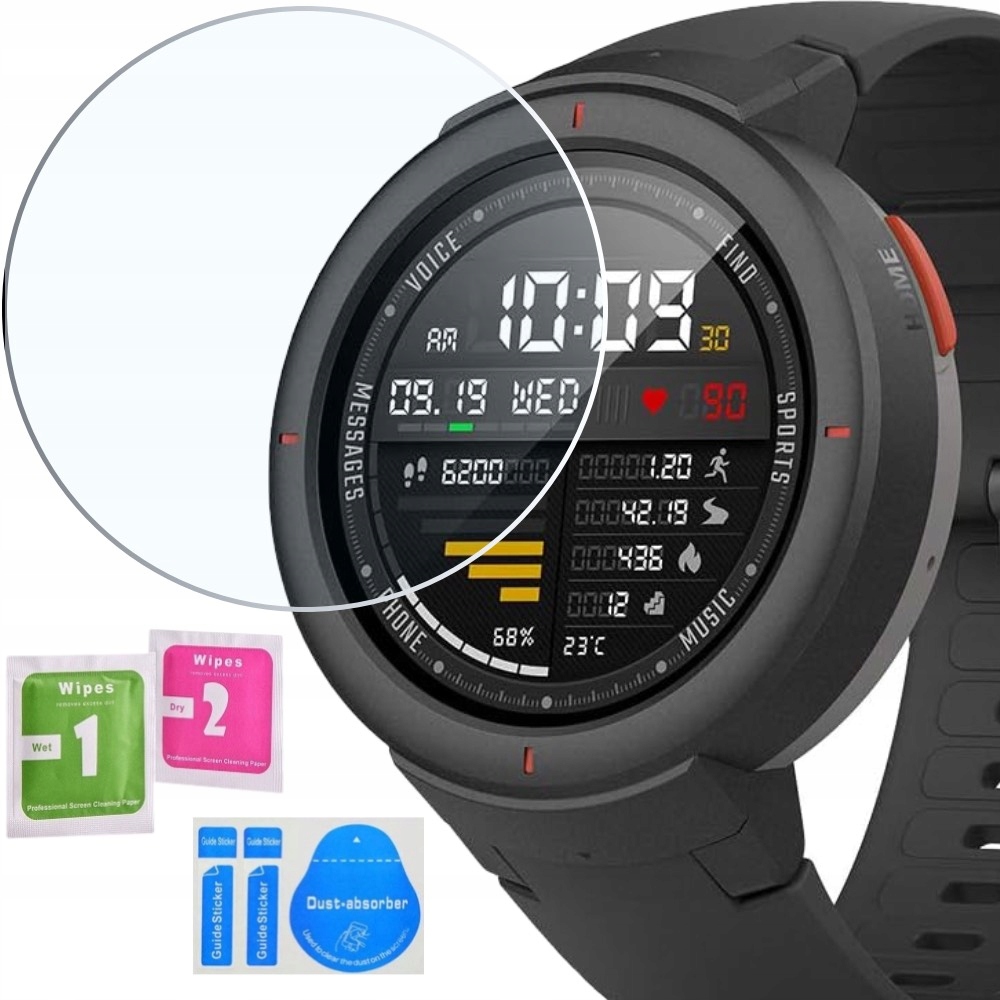 Szkło Hartowane 9H Osłonka Szybka Do Smartwatch Xiaomi Amazfit Verge