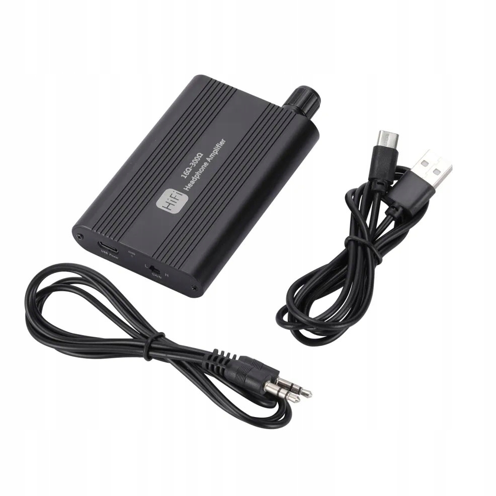 Wzmacniacz Słuchawkowy Weirsuky Hi-Fi DAC AUX Jack 3,5mm 16-300Om