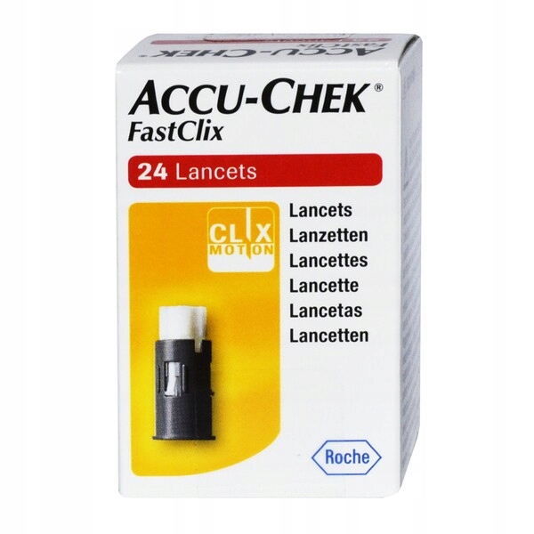 

Lancety Accu-chek Fastclix x 24 sztuki