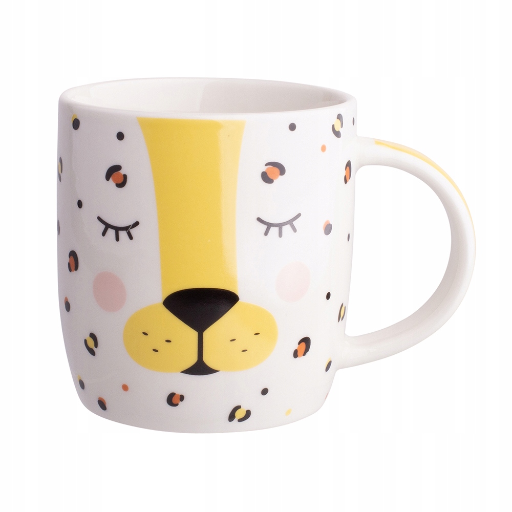 

Kubek Porcelanowy Zwierzaki Lampart 300ML