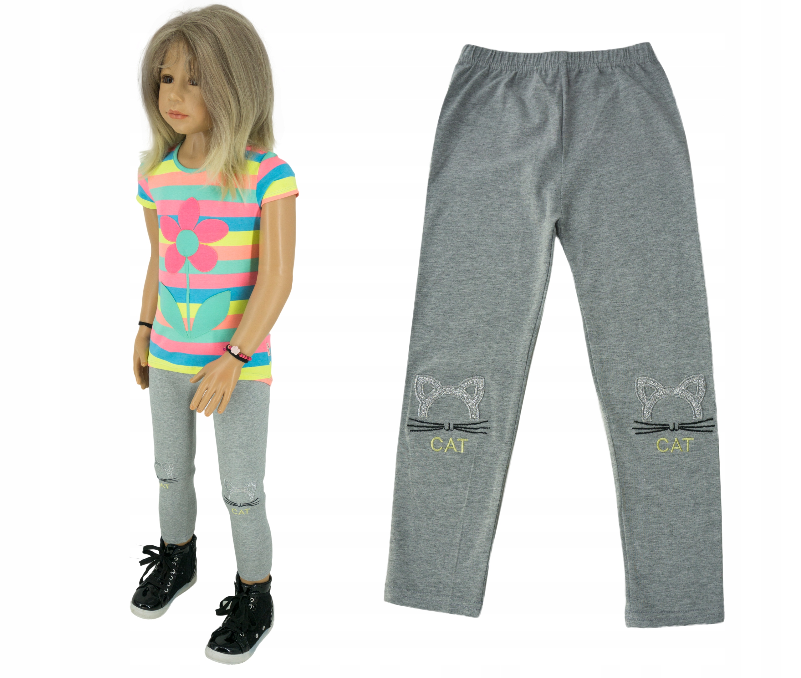 

KR127 Getry / legginsy kotek rozmiar 122