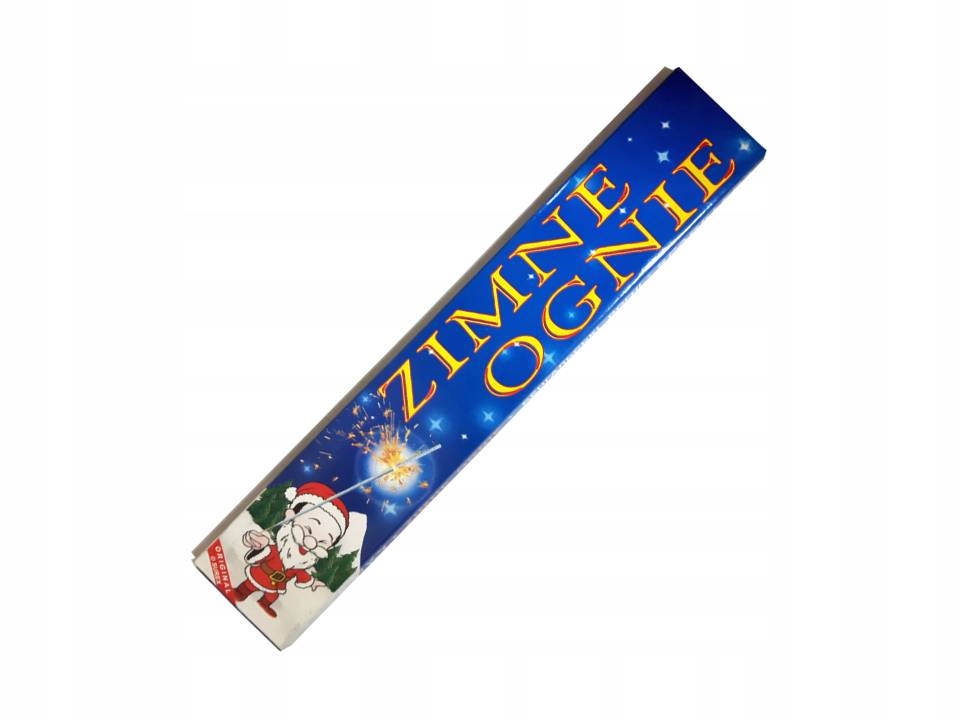 ZIMNE OGNIE 25 cm na ŚWIĘTA SYLWESTER 10 szt