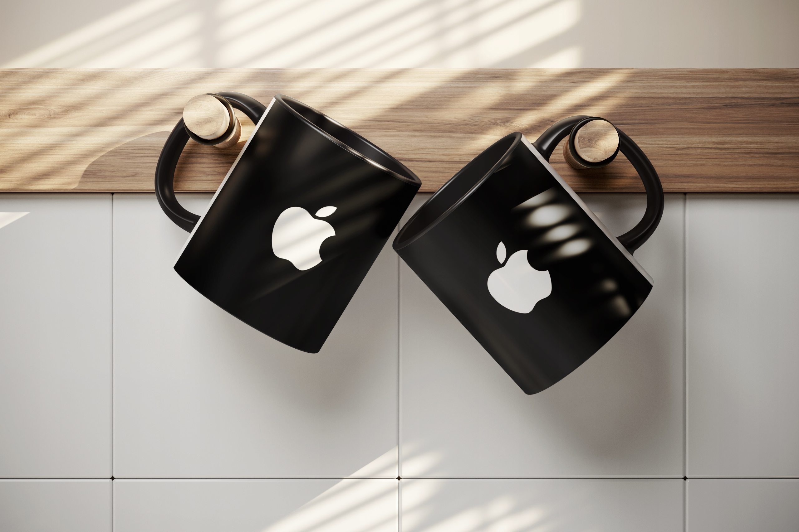 KUBEK APPLE Mac iPhone MacBook Air Pro iMac iPad Materiał ceramika