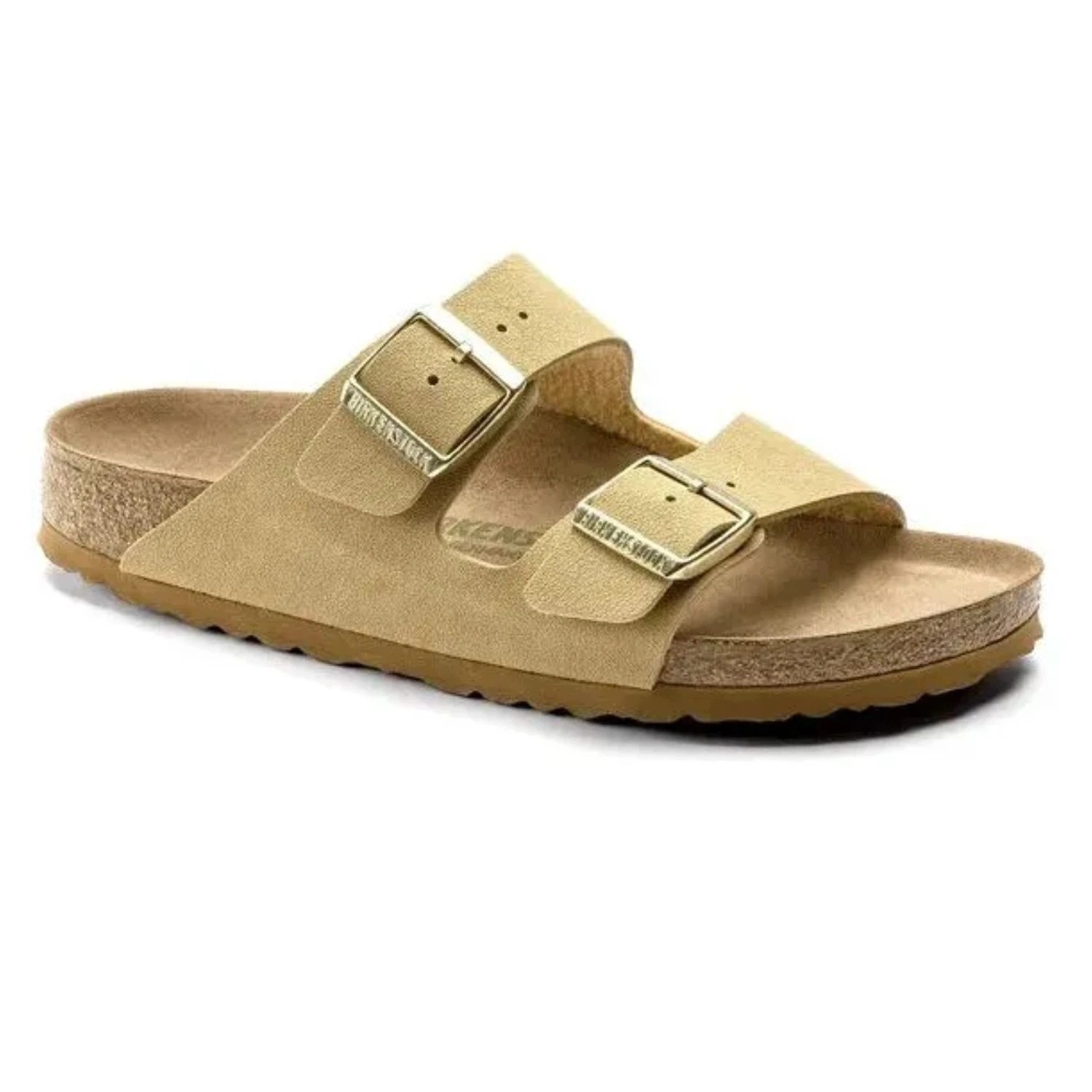 Nazouváky pantofle Birkenstock Arizona Bs Birko-Flor vegan béžové vel. 38