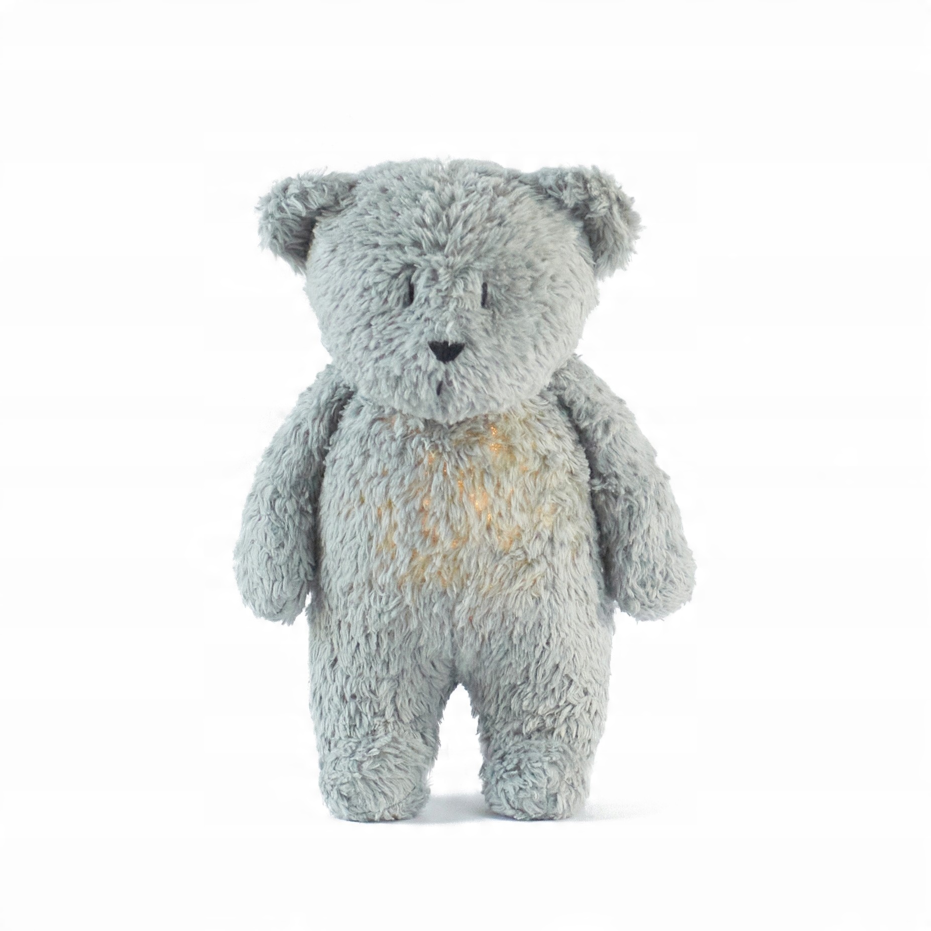 

Moonie Szumiący Miś organic z lampką Mineral Grey