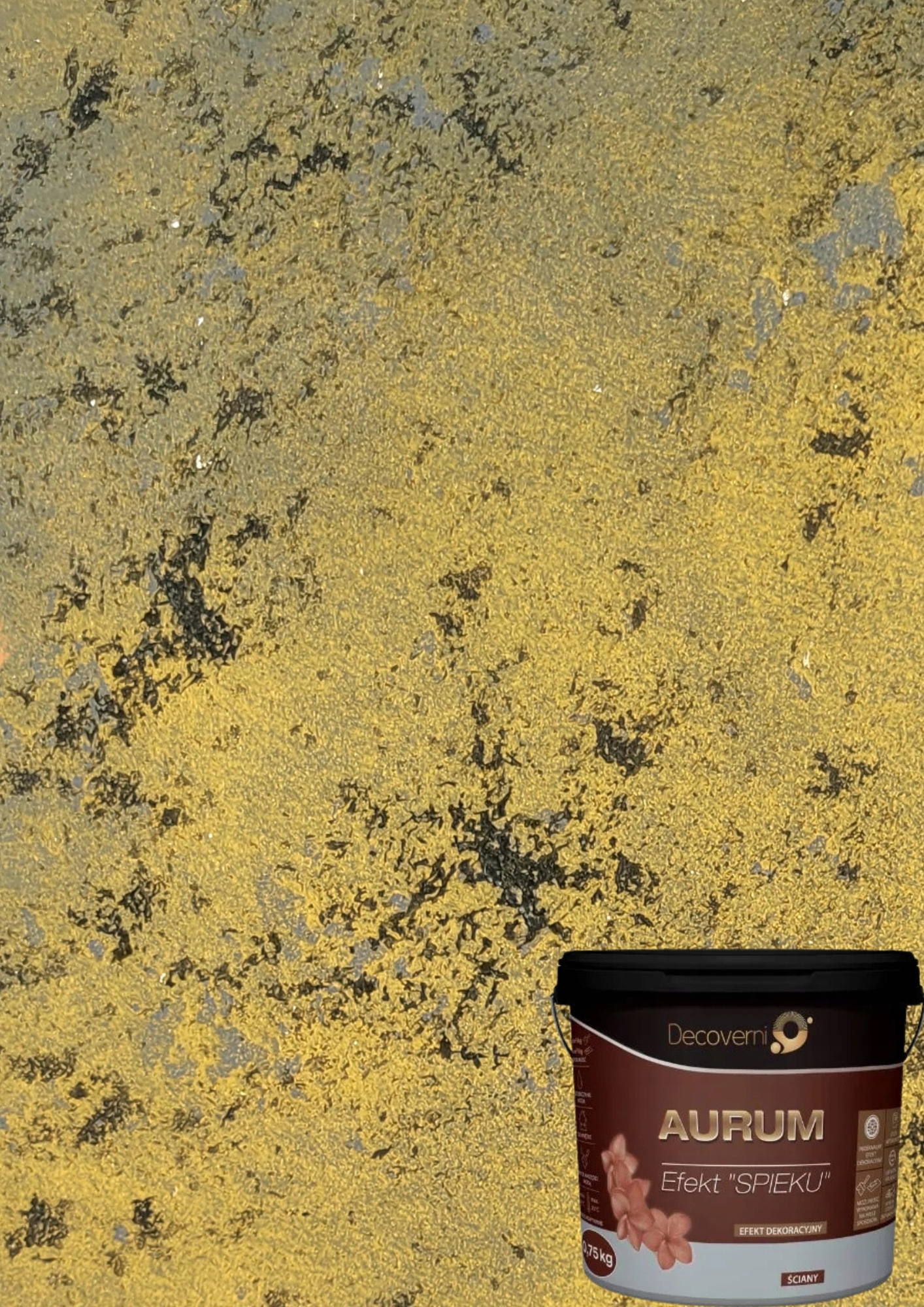 Decoverni Aurum Dekorácia v štýle Glamour Sada 5 8 m2 Zlatá Béžová