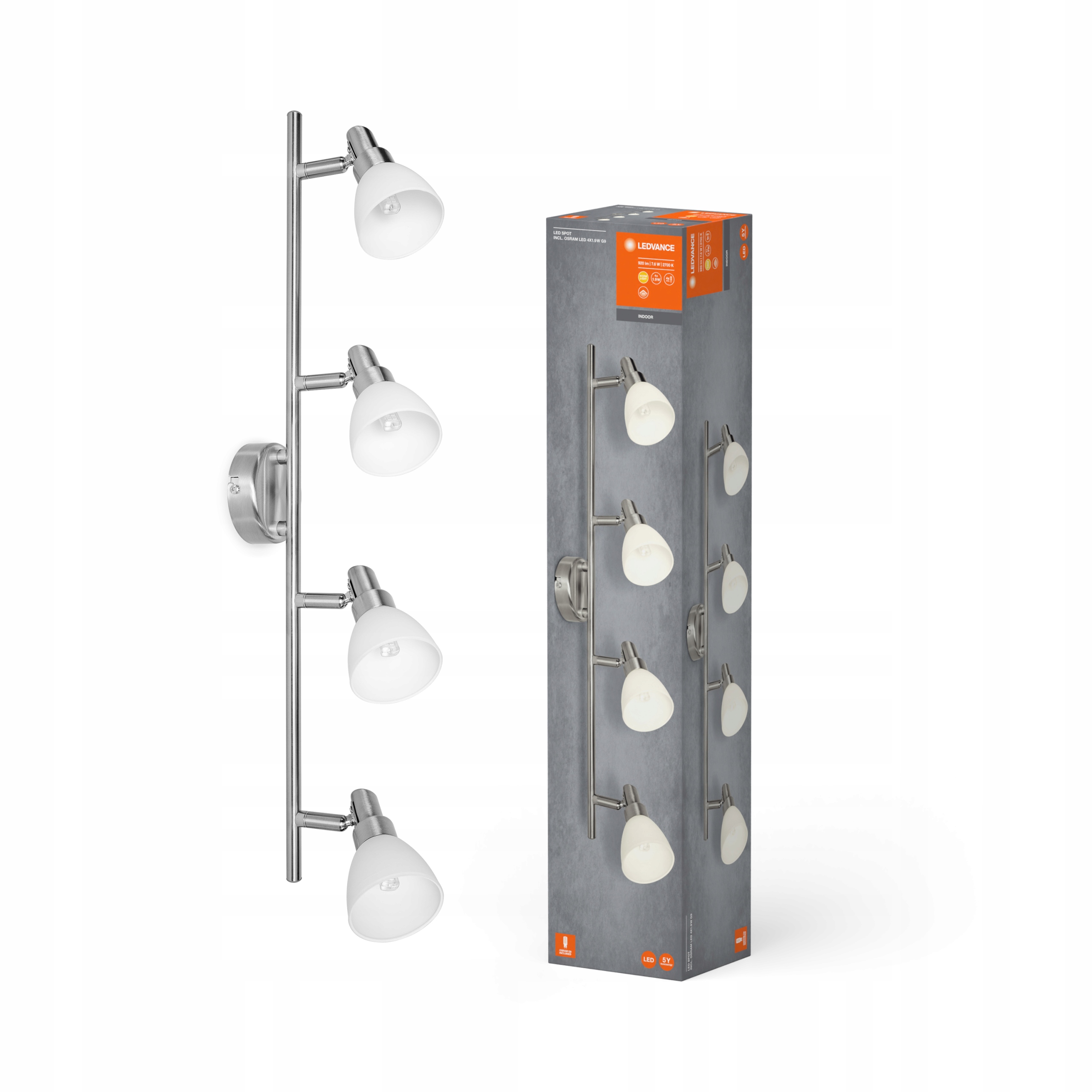 Nástenná stropná lampa Reflektor 7.6W 800lm 3000K Spot Downlight