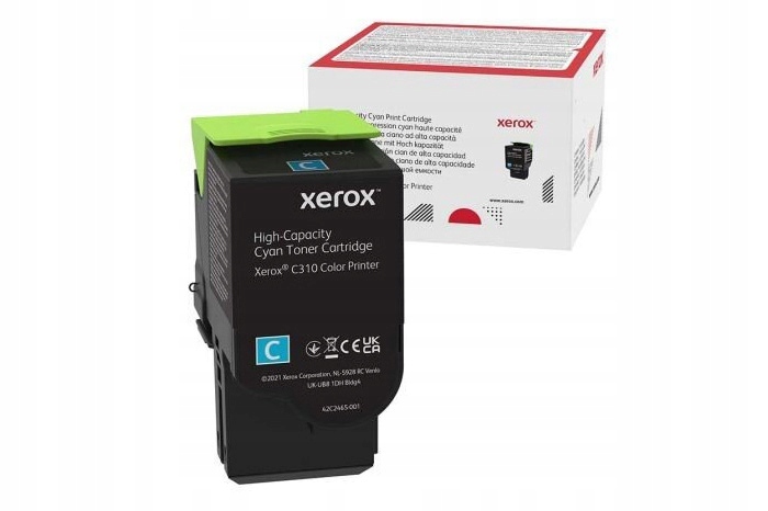 Originálny toner Cyan Xerox C310, C315 (006R04369)