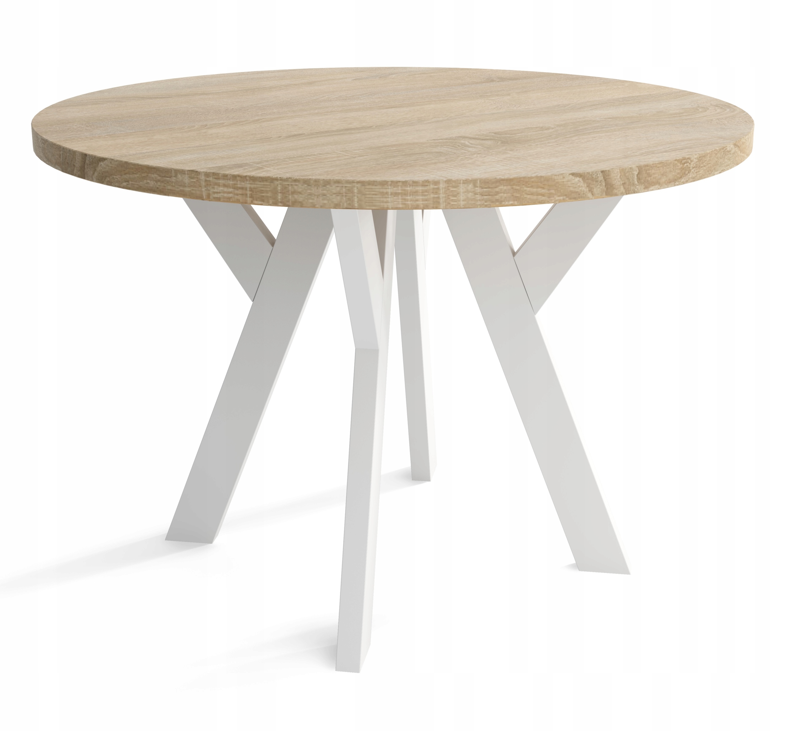 Stół Okrągły 90 LOFT do Kuchni Salonu INDUSTRIAL Szerokość mebla 90 cm