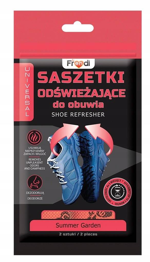 

Saszetki odświeżające do obuwia beFrendi