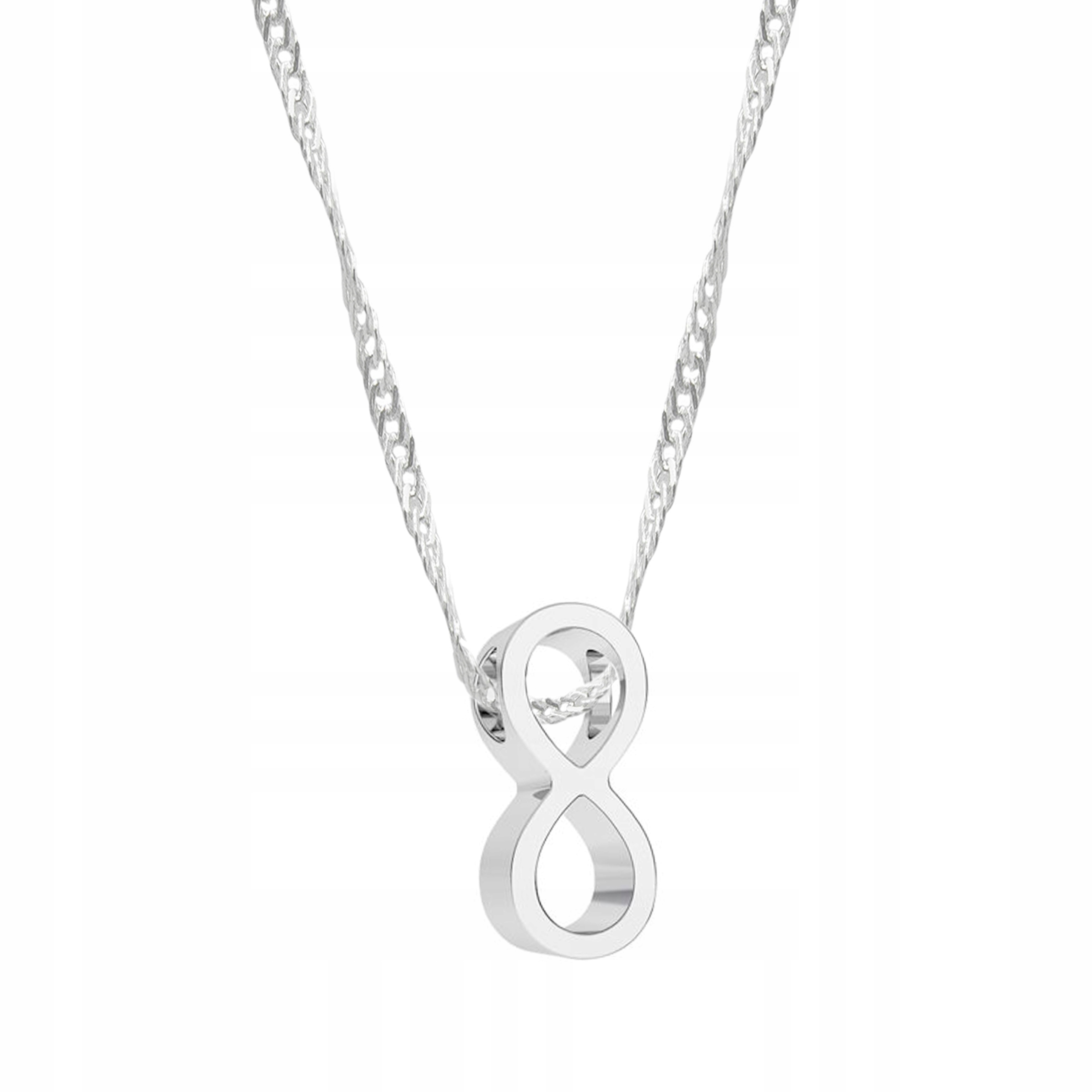 Stříbrný řetízek náhrdelník 925 Nekonečno