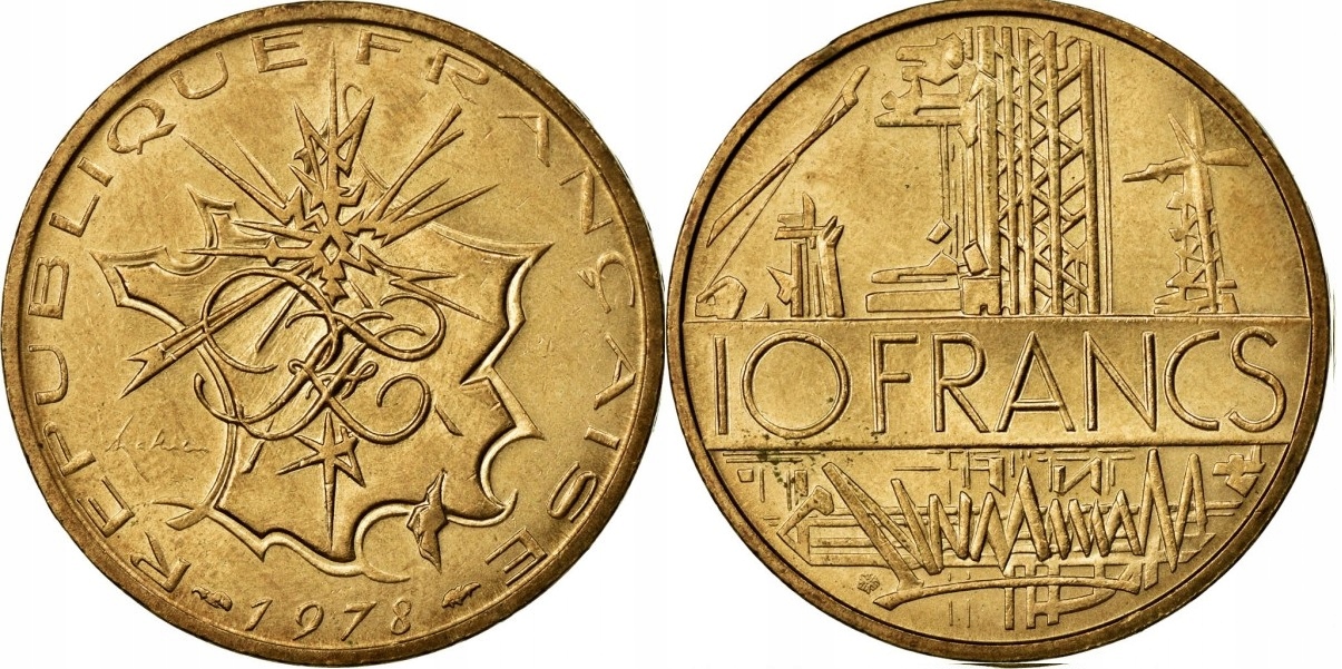 10 franków ( 1987 ) Francja - obiegowe