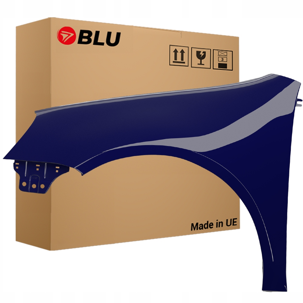 Blu Blatník Vw Golf V 5 LA5G levý modrý 03-09 přední hatchback pozink