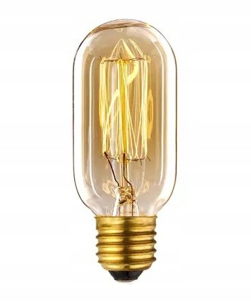 

Żarówka Dekoracyjna Ozdobna T45 E27 Retro Edison