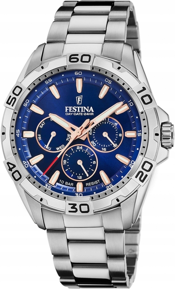 Pánské hodinky Festina 20623/2 modré sportovní na plavání