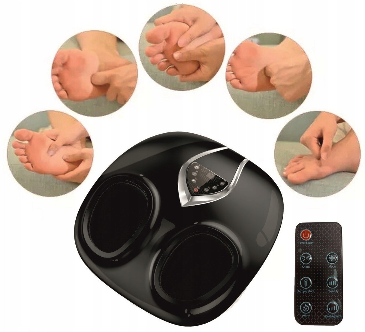

Masażer stóp do masażu stóp Shiatsu z pilotem