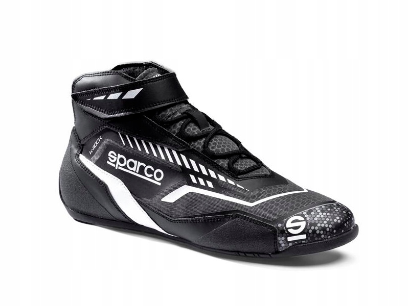 Motokárové boty Sparco K-Rock černobílé vel 34
