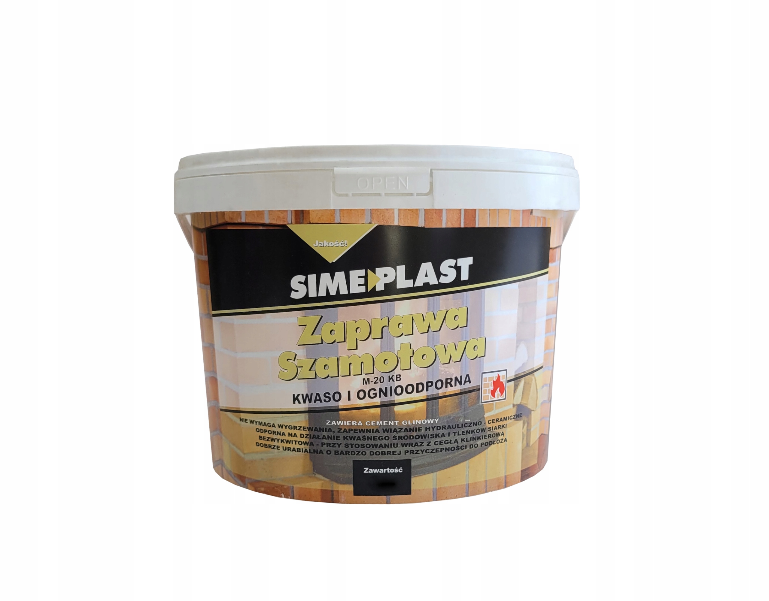 ZAPRAWA SZAMOTOWA SZAMOT DO KOMINKA PIECA 5KG