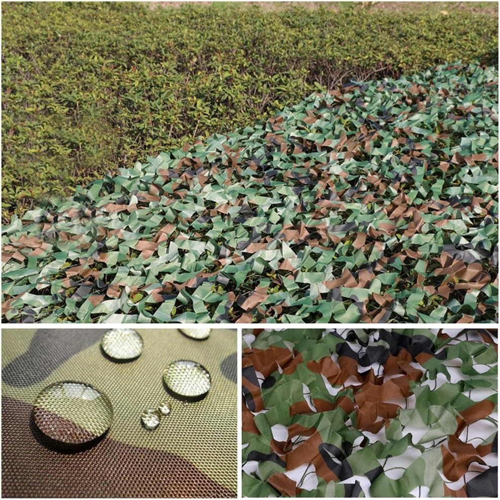 DWUWARSTWOWY SIATKA MASKUJĄCA WOJSKOWA OGRODOWA 4x5M US ARMY WOODLAND Długość 500 cm