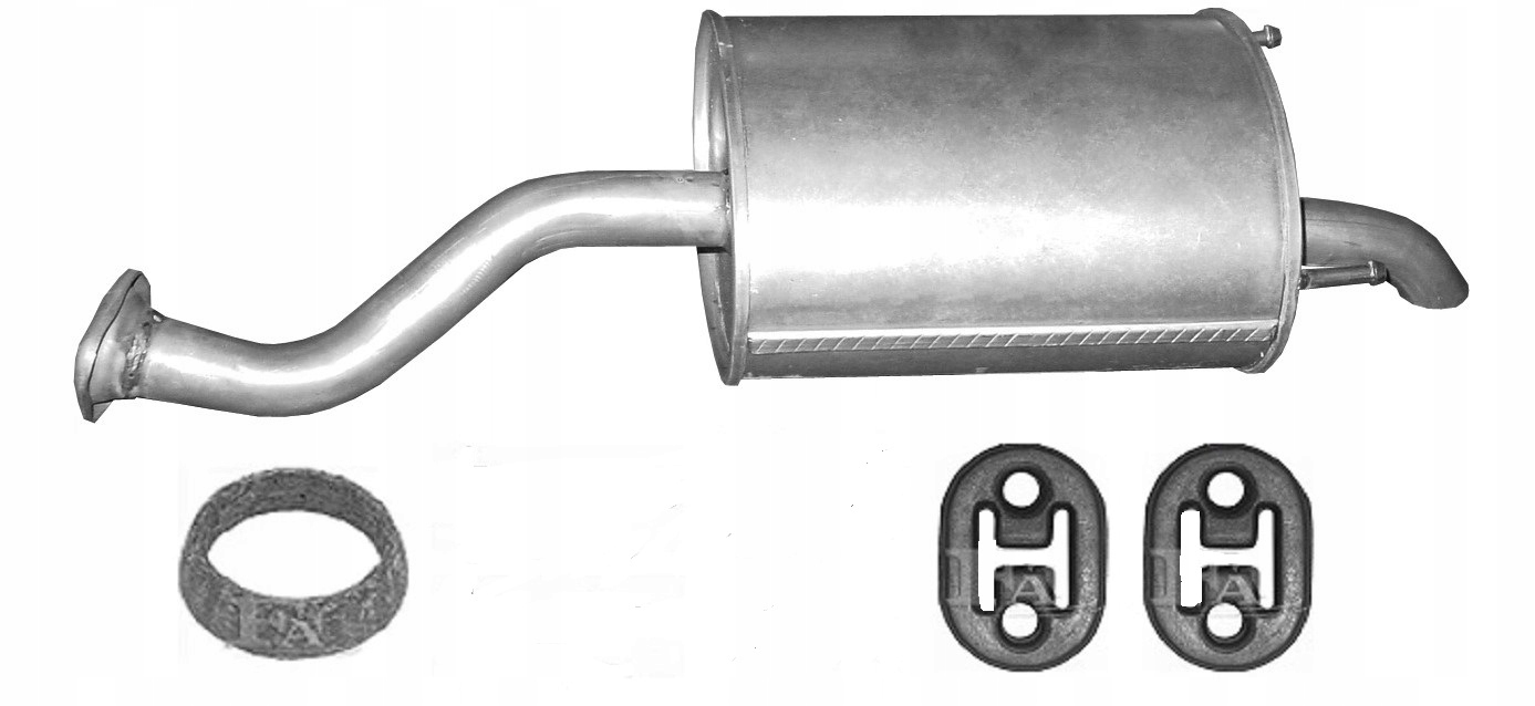 09.121 - Глушитель Honda Jazz 1,2-1,4 и 01-08R+комплект