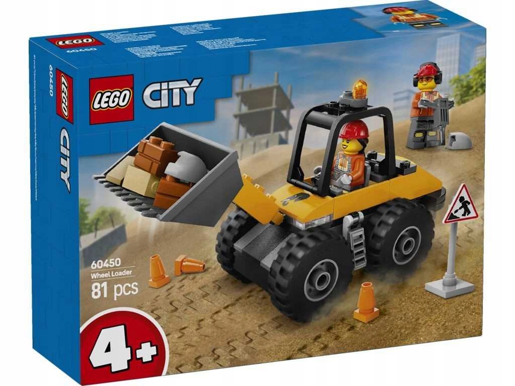 60450 Lego City Žlutý kolový nakladač