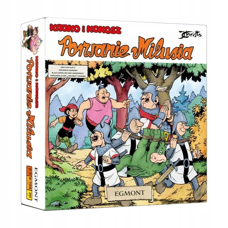 Gra planszowa Kajko i Kokosz Porwanie Milusia Egmont rodzinna prosta 8+