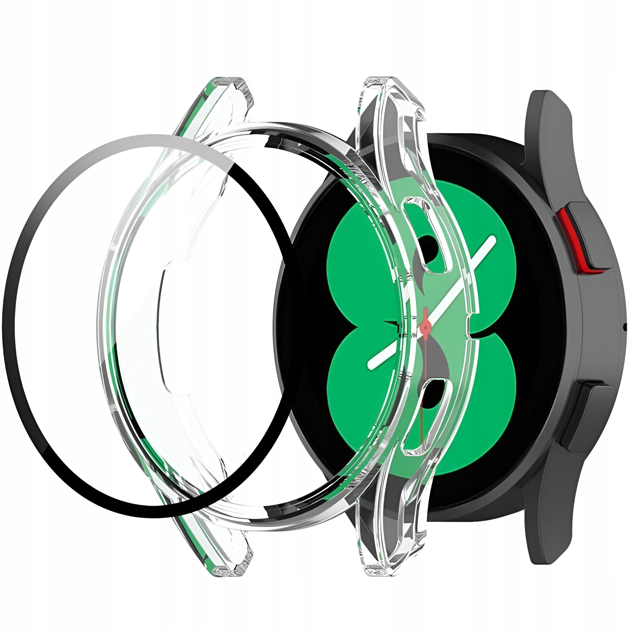 ETUI + SZKŁO DO SAMSUNG GALAXY WATCH 4 5 44mm ODPORNY CASE 2w1 8 KOLORÓW