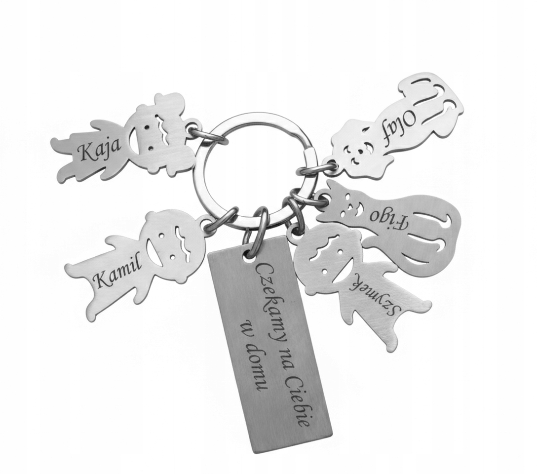Personalizovaný Přívěsek Na Klíče na klíče Přívěsek Dárek Den Dědečka Gravírování