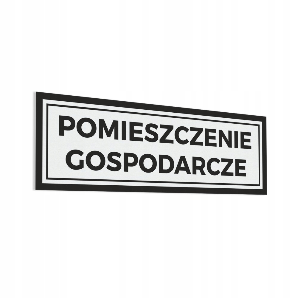 

Pomieszczenie Gospodarcze naklejka 10x30