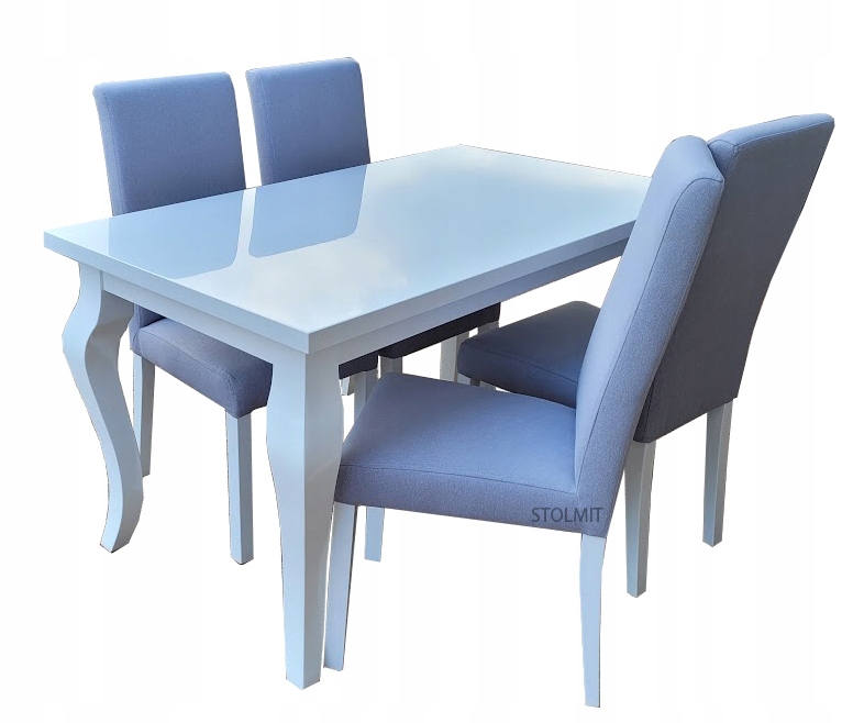 Stół biały matowy 120x80 + 2x50 do 220 lub 140x80 Kod producenta stol