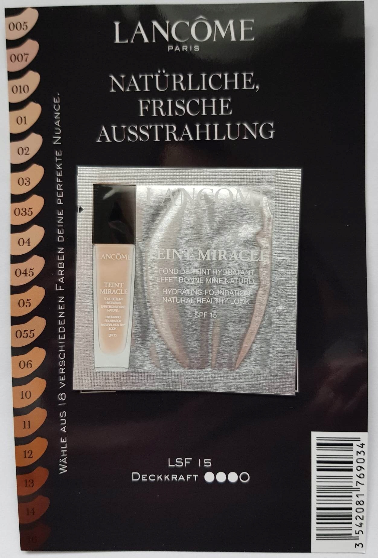 

Lancome Teint Miracle 03 SPF15 podkład 1ml