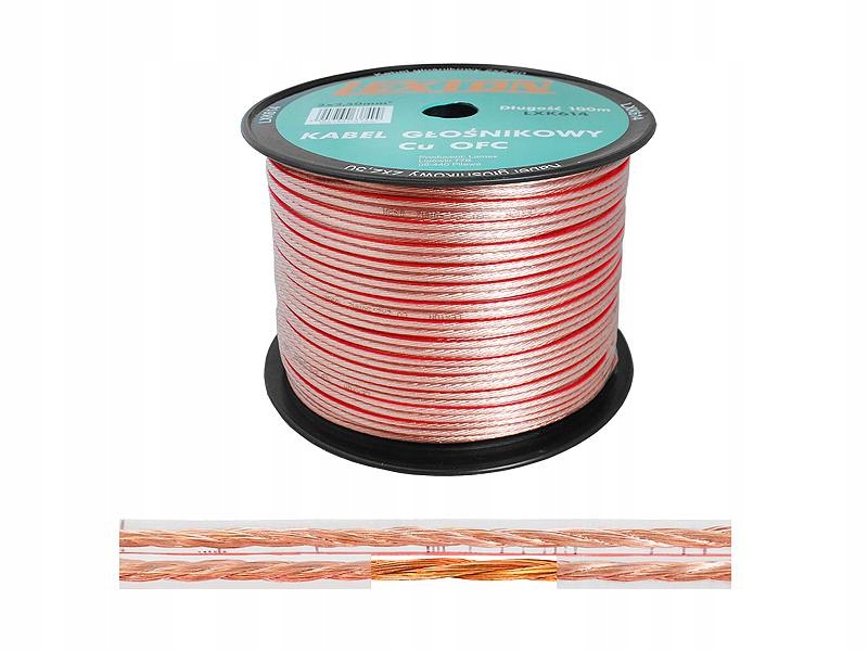 

Kabel głośnikowy Lexton 2x2.50 Cu-OFC