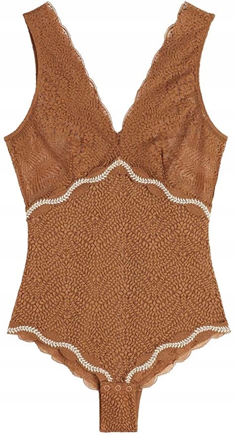 

Nowe Intimissimi koronkowe musztardowe body S 36
