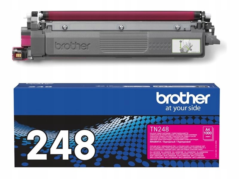 Brother TN248M, magenta toner (až 1 000 stran)