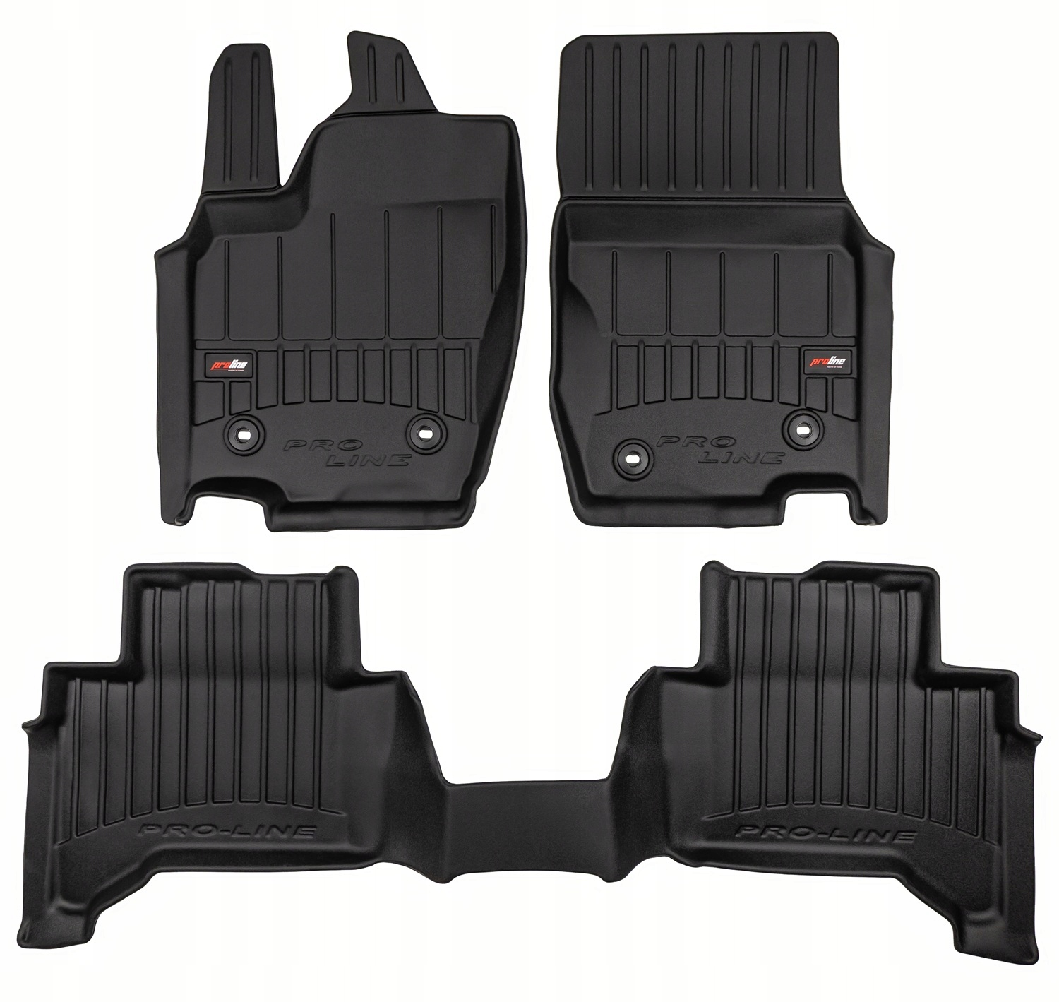 Gumové Koberce Toyota Land Cruiser J250 od roku 2024 Korytka 3D