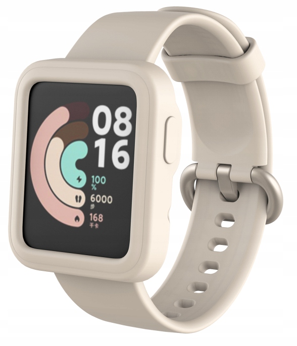 ETUI CASE OBUDOWA NAKŁADKA DO XIAOMI MI WATCH LITE | KOLORY Kolor beżowy