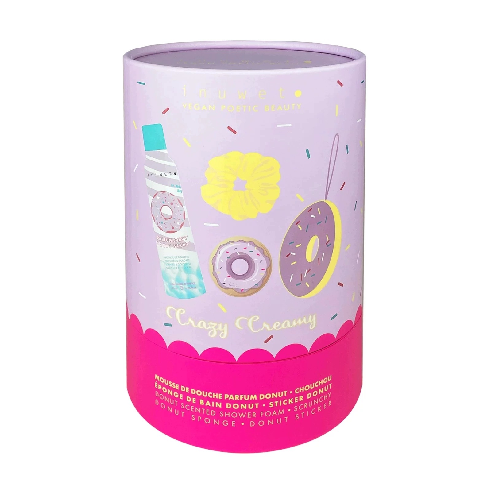 Sada do koupele Crazy Creamy Donuts Vícebarevná One size Inuwet