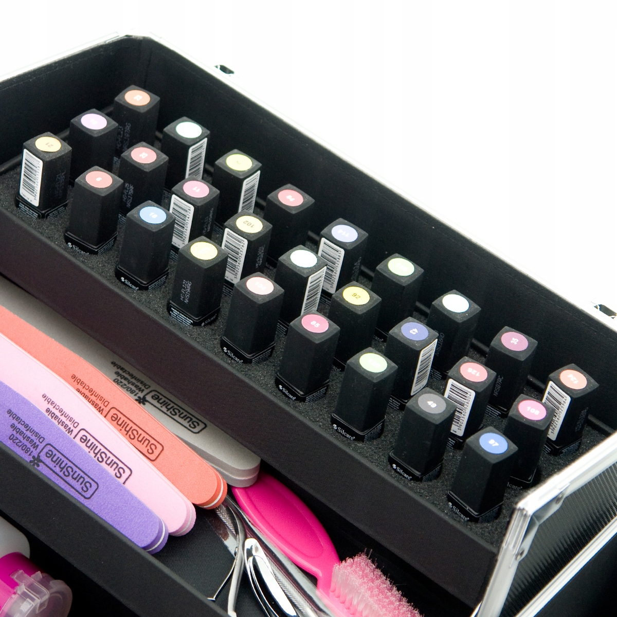 KUFEREK KOSMETYCZNY XL DUŻY NA LAMPĘ LAKIERY Marka Red-Ice