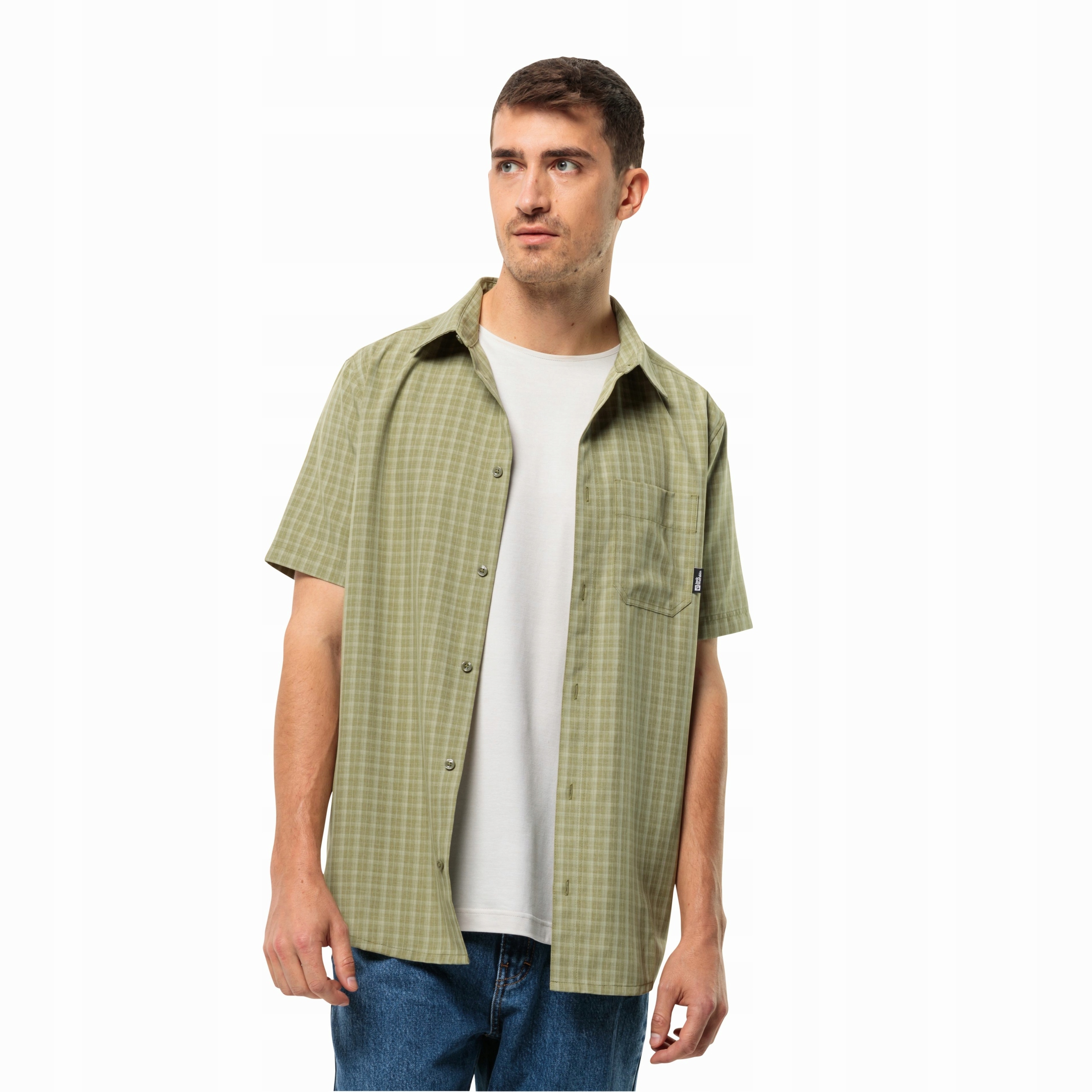 Męska koszula z krótkim rękawem Jack Wolfskin EL DORADO SHIRT MEN M