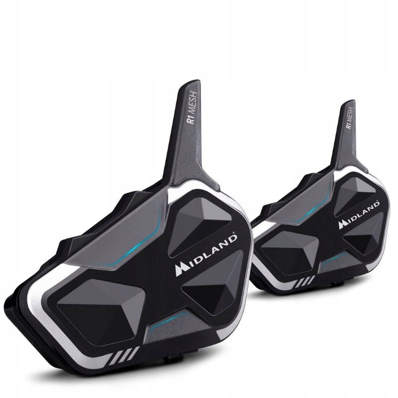 Motocyklový Interkom Midland R1 Mesh Bluetooth Twin Pre Dve Prilby
