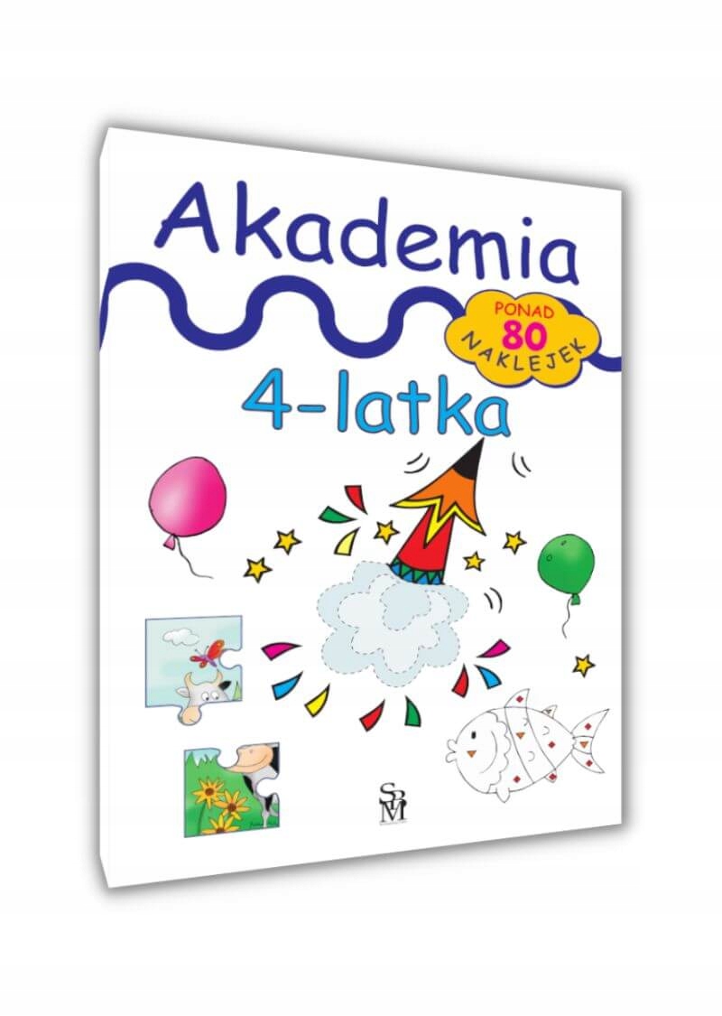 

Akademia 4-LATKA Czterolatka Ćwiczenia Naklejki