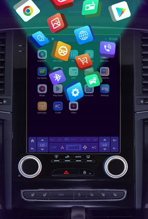 RADIO ANDROID RENAULT KOLEOS 2017-2019 8CORE 4/32 Montaż 2-DIN