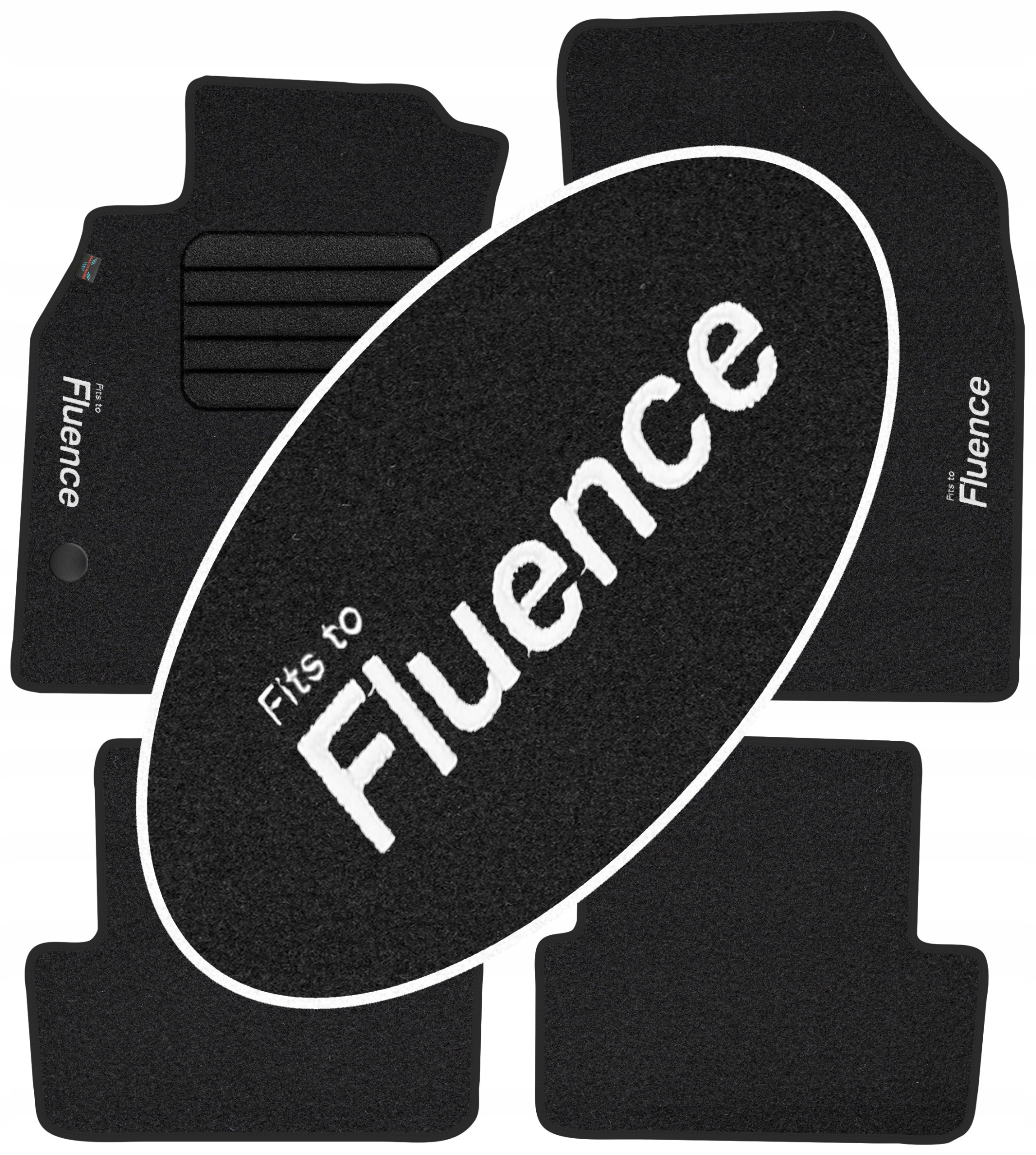 

Renault Fluence 2010-2016 Welurowe z Haftem