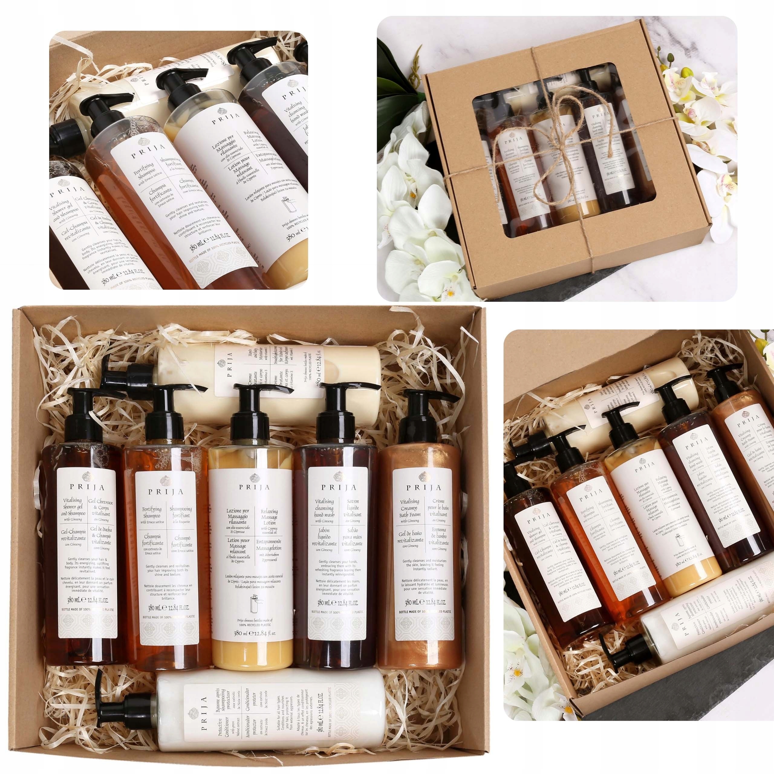 Dárková sada Prija Kondicionér šampon Tekutý krém, Mýdlo sprchový gel
