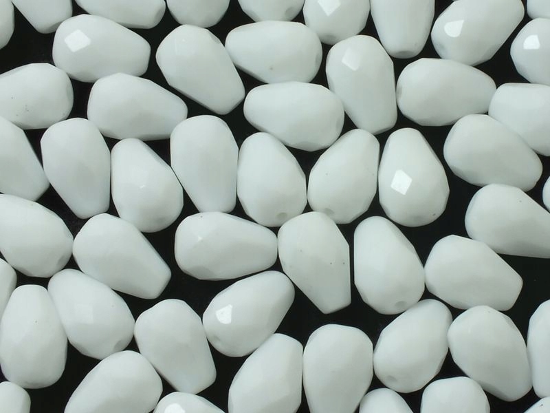 Fp Pear Alabaster 10x7 mm 6 sztuk