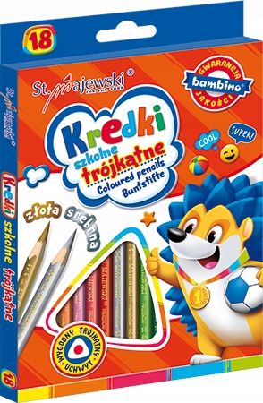 

Kredki Szkolne Trójkątne Bambino 2670